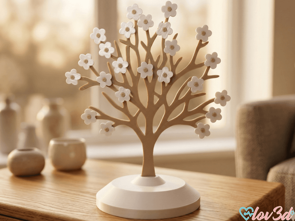 Árvore Floral Minimalista