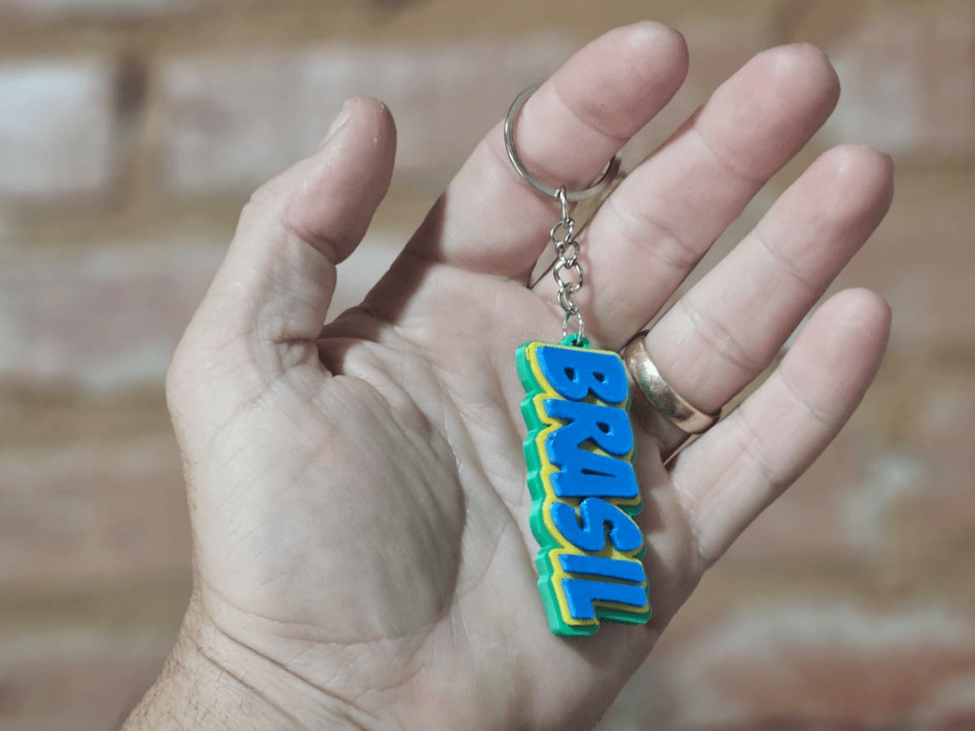 Chaveiro Personalizável – Brasil