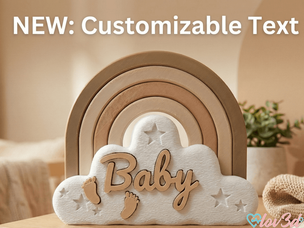 Kit Decorativo Arco-Íris “Baby”